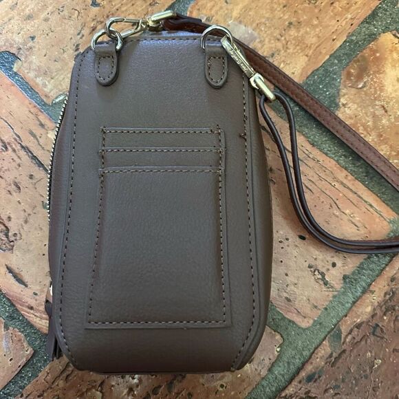 Cow print crossbody wallet cellphone holder - Picture 2 of 6